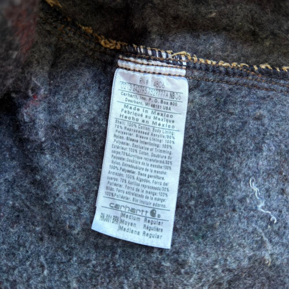 Carhartt RNJ001 BRN faded brown detroit work wear jacket - Picture 6 of 9